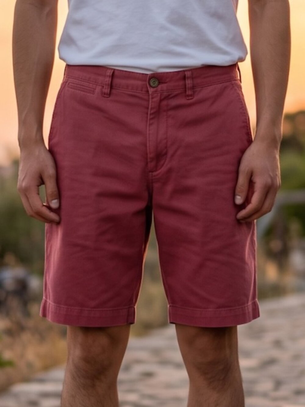 🆕🏷️ Polo Ralph Lauren Men's Nantucket Twill Red 10" Inseam Size 29 Brand New